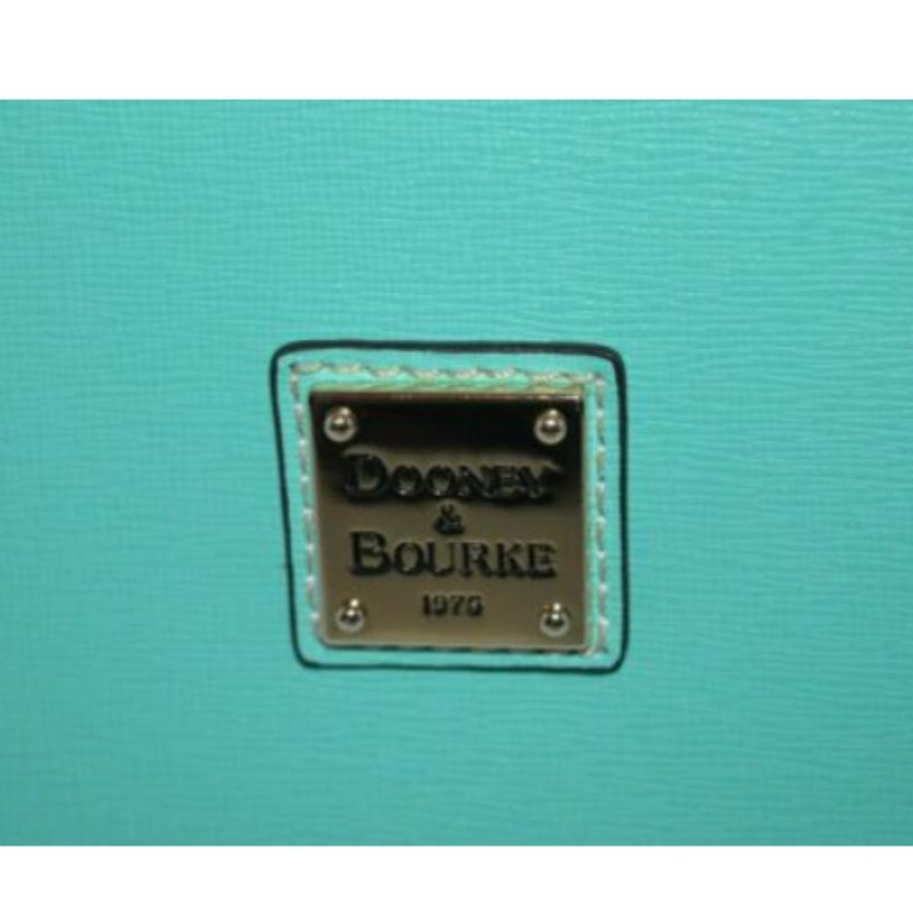 Dooney & Bourke Saffiano Italian Leather Mint Bag - Picture 3 of 11